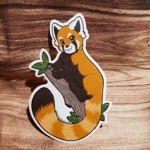 Roter Panda Aufkleber