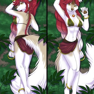 18+ Bholi the Wolfess Dakimakura Cover