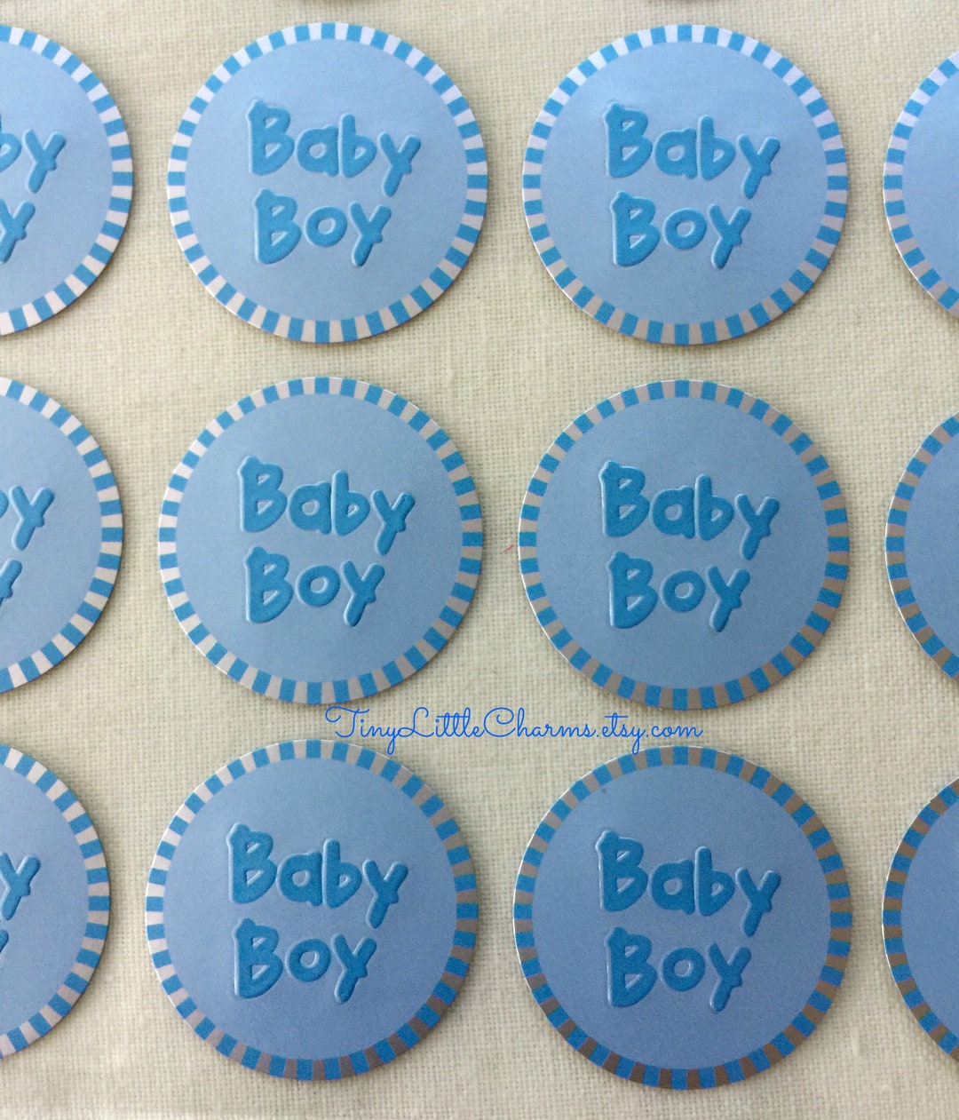 Baby Boy Envelope Seal Sticker, Baby Boy Shower Invitation Stickers
