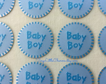 Baby Boy Envelope Seal Sticker, Baby Boy Shower invitation Stickers, Announcement Seal Stickers, 1 Inch, 40, 60 or 100 Stickers