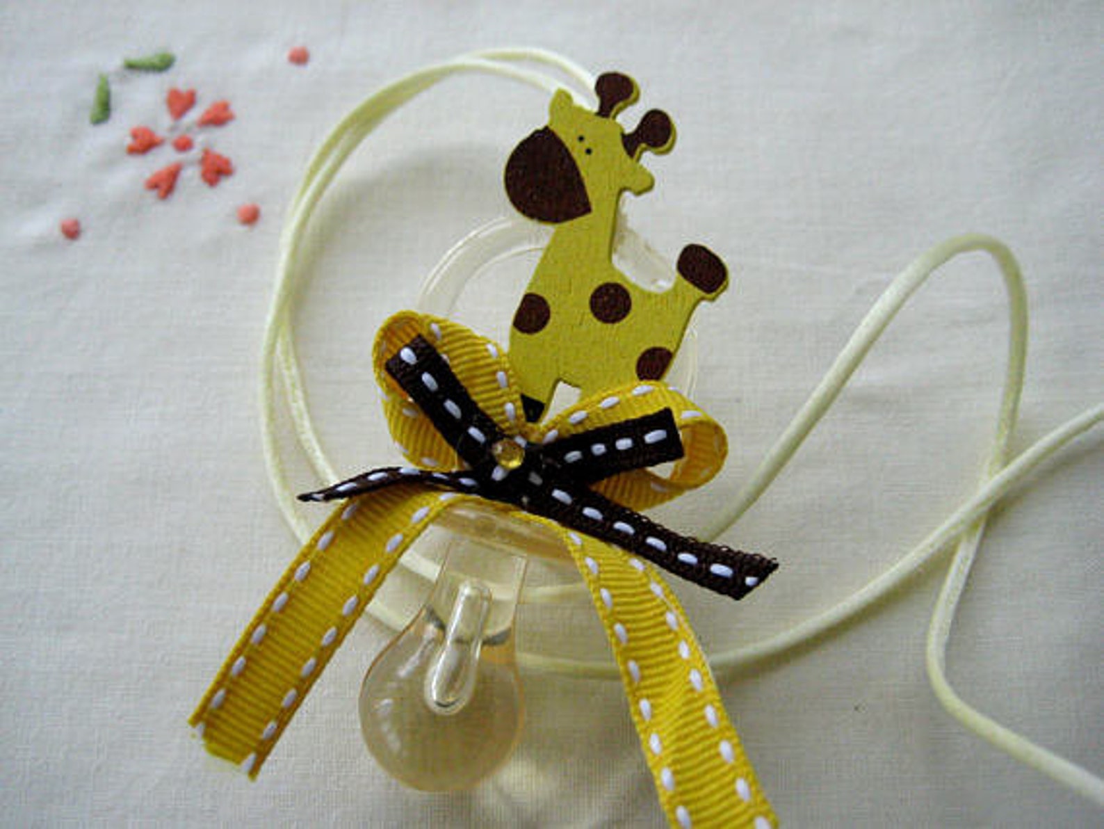Yellow Rattail Strings Baby Shower Necklace Strings for Etsy