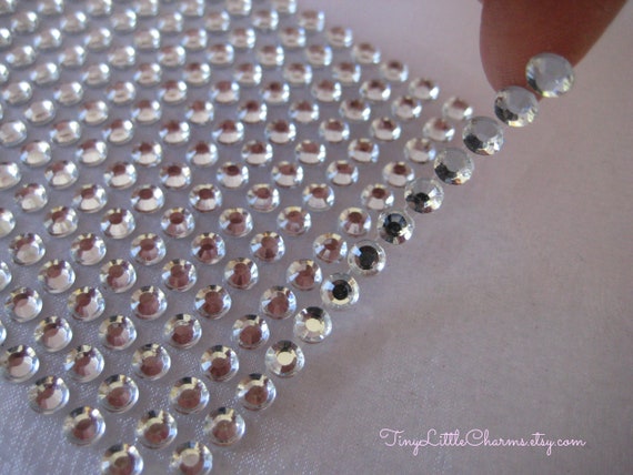 Stick on Rhinestones - 6mm Pearls SR027 - OHsoCrafty