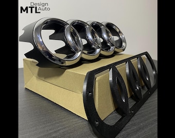TT MK1 (8N) Grille Logo Block – V6 Look – Silver