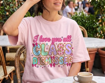 Comfort Colors® I Love You All Class Dismissed Teacher Shirt, Teacher Summer Shirt, Last Day Of School Teacher Shirt, Floral Teacher Shirt