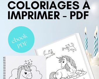 My Little Unicorn Coloring Book – Printable PDF
