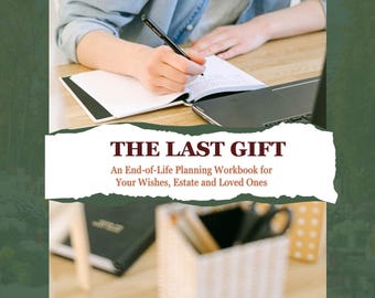 End of Life Planner | Final Wishes | Estate Planning Workbook | Executor Guide | Funeral & Legacy Planning