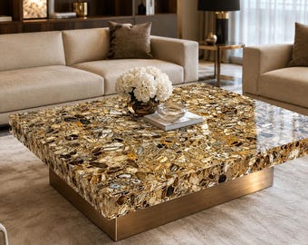 1" thickness. 18" × 18" × 1". USD 565 opal agate square slab