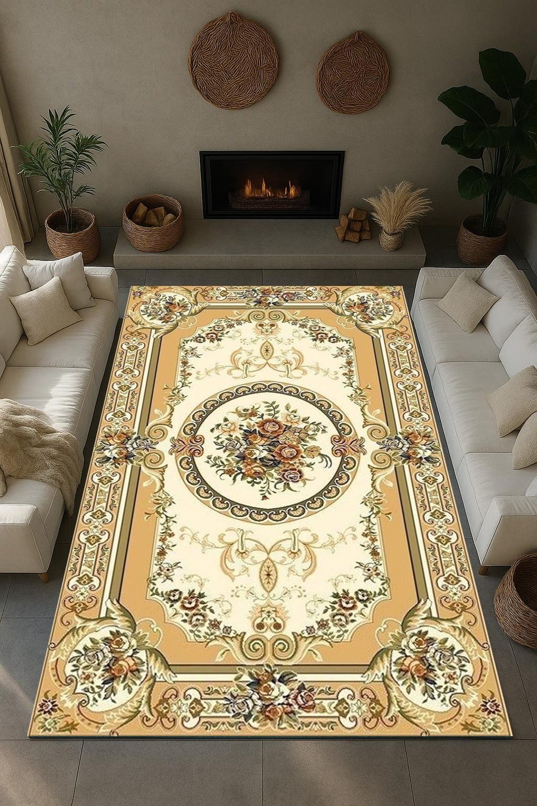 Digital Rug Kids Playroom Rug Art, Pastel Kids Rug, Neutral Nursery Rug, Baby Room ...
