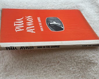 Man in the Shower by Peter Arno, 1944 Second Printing – Vintage Humor Book with Dust Jacket