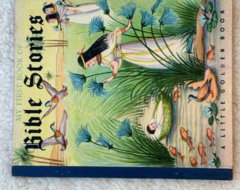 My First Book of Bible Stories (1943) - Little Golden Book #20 - MINT Condition
