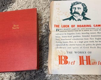 The Works of Bret Harte Vintage 1932 Hardcover Walter Black Americana Gold Rush Stories