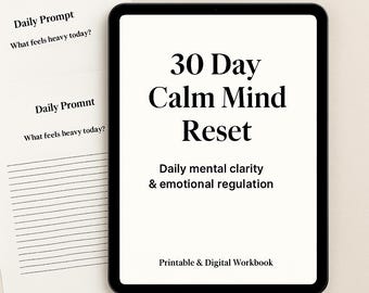 Manual de 30 días para restablecer la mente tranquila y aliviar la ansiedad (PDF)