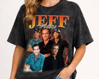 Jeff Probst Vintage Washed T-Shirt,Presenter Homage Graphic Unisex Long Sleeve, Bootleg Retro 90's Survivor Fans Hoodie Gift