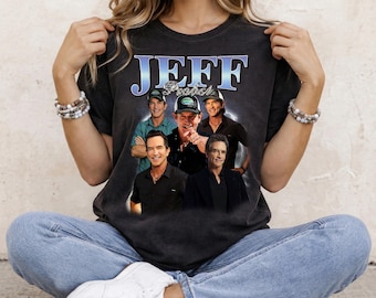 Jeff Probst Comfort Colors Vintage T-Shirt,Presenter Homage Graphic Unisex Shirt, Bootleg Retro 90's Survivor Fans Tee Gift