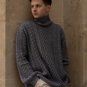 Sweet Cuddles for Him Sweater Knitting Pattern