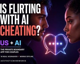 AI Relationship Boundaries App for Couples Private Communication Tool Offline Digital Download