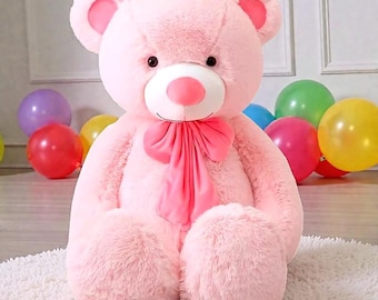 Oso de peluche gigante – Oso de peluche de gran tamaño, suave y cómodo, ideal como almohada o regalo de cumpleaños o San Valentín.