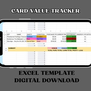 mtg card database excel How to build an that pulls Magic: the Gathering information from the web? Mtg Excel Template - Etsy
