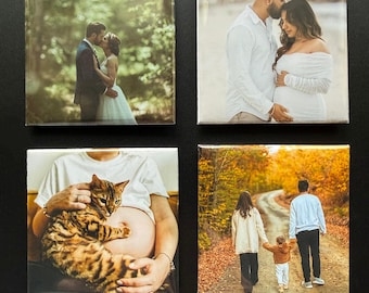 Personalised Photo Fridge Magnet – Custom Picture Magnet – Unique Photo Gift – Family, Couple, Pet Keepsake