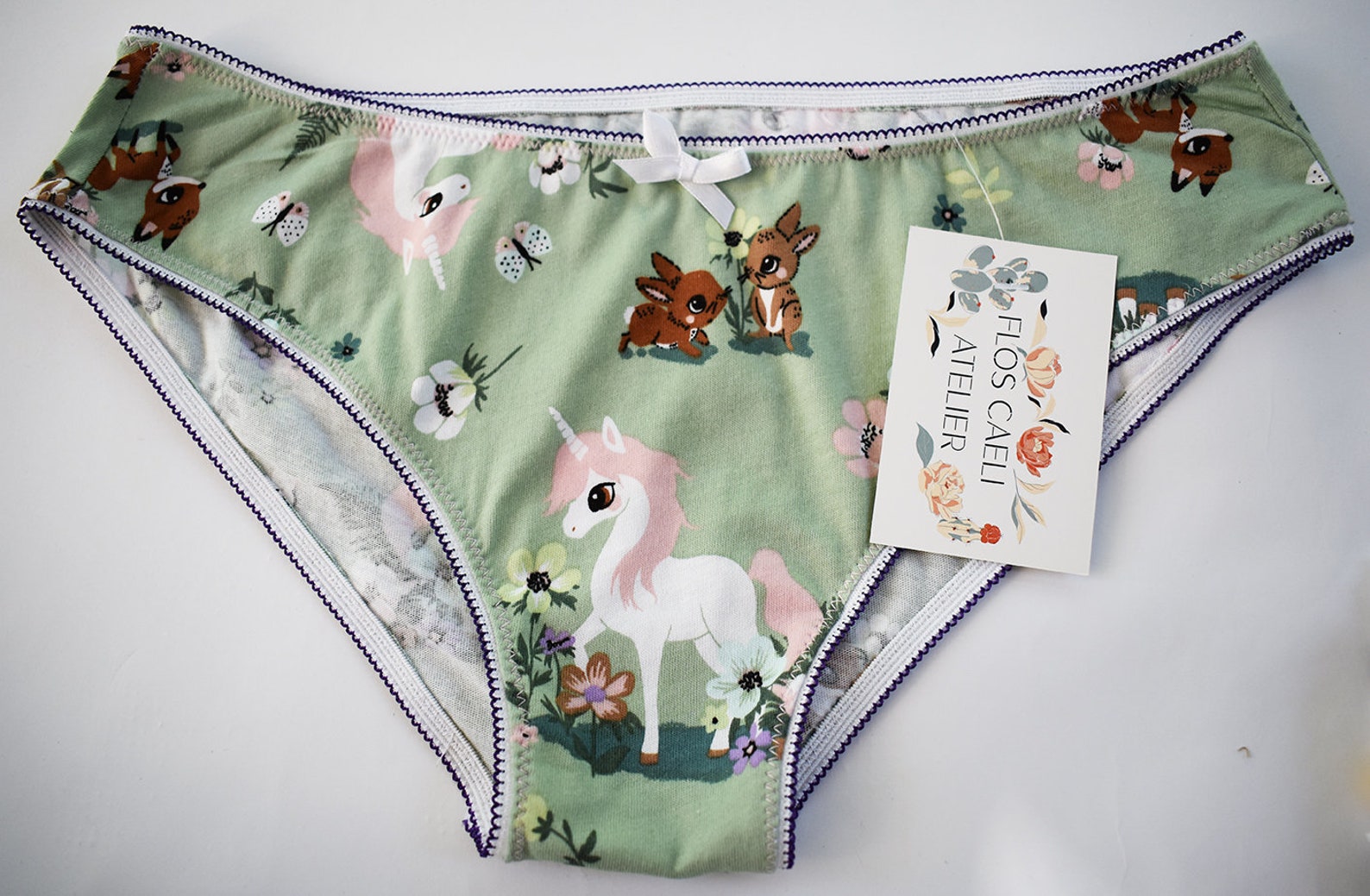 Unicorn Panties Cute Cotton Mesh Panties - Etsy