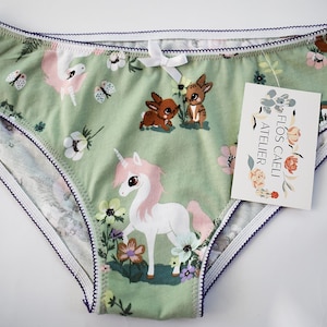 Unicorn Panties Cute Cotton Mesh panties image 6