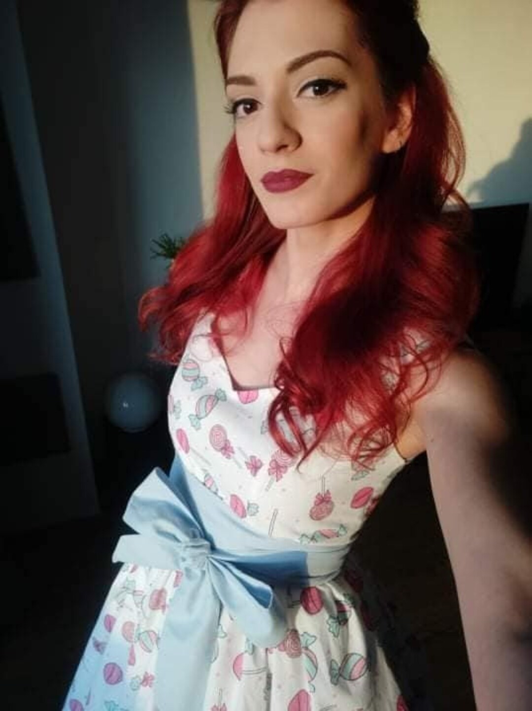 Retro Candy Cotton Dress Vintage Style White Dress Etsy