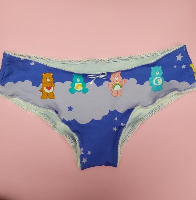 Care Bears Panties Bear Picture Panties Handmade Cotton | Etsy