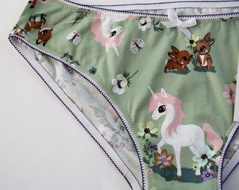 Unicorn Panties - Cute Cotton Mesh panties