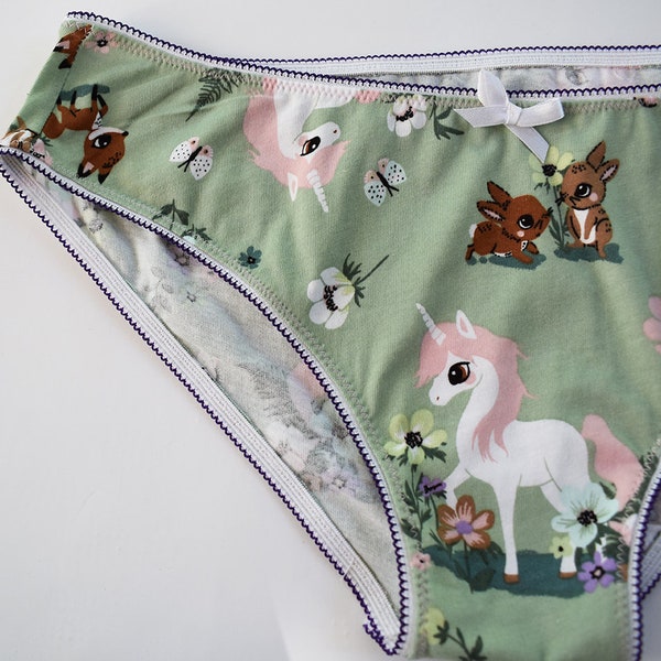Unicorn Panties - Cute Cotton Mesh panties
