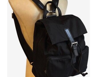 Vintage Y2k Coach Backpack 6342 Legacy Signature C Black 
