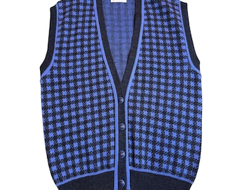 Chaleco vintage de lana Pendleton, fabricado en EE. UU., talla mediana, años 60