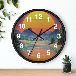 Relógio de parede Chromatic Drift Flow, peça de arte para sala de estar, relógio de parede para cozinha, item essencial para a casa, ideia de presente de Natal, relógio exclusivo