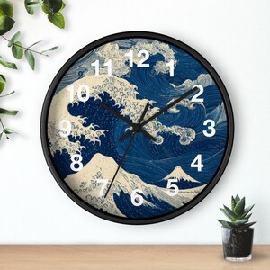 Rollende Wasserfäden Wanduhr, Wohnzimmer Kunststück, Küchenwanduhr, Haushalt Must Have, Weihnachtsgeschenkidee, Einzigartiger Zeitmesser