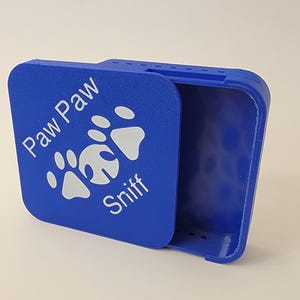 Tile Scent Hides. Scent and nose work training container