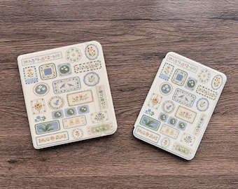 Capa vintage floral para Kindle, capa traseira transparente removível com fecho magnético, estilo cottagecore, compatível com Kindle Paperwhite, Kobo, Clara e Libra.