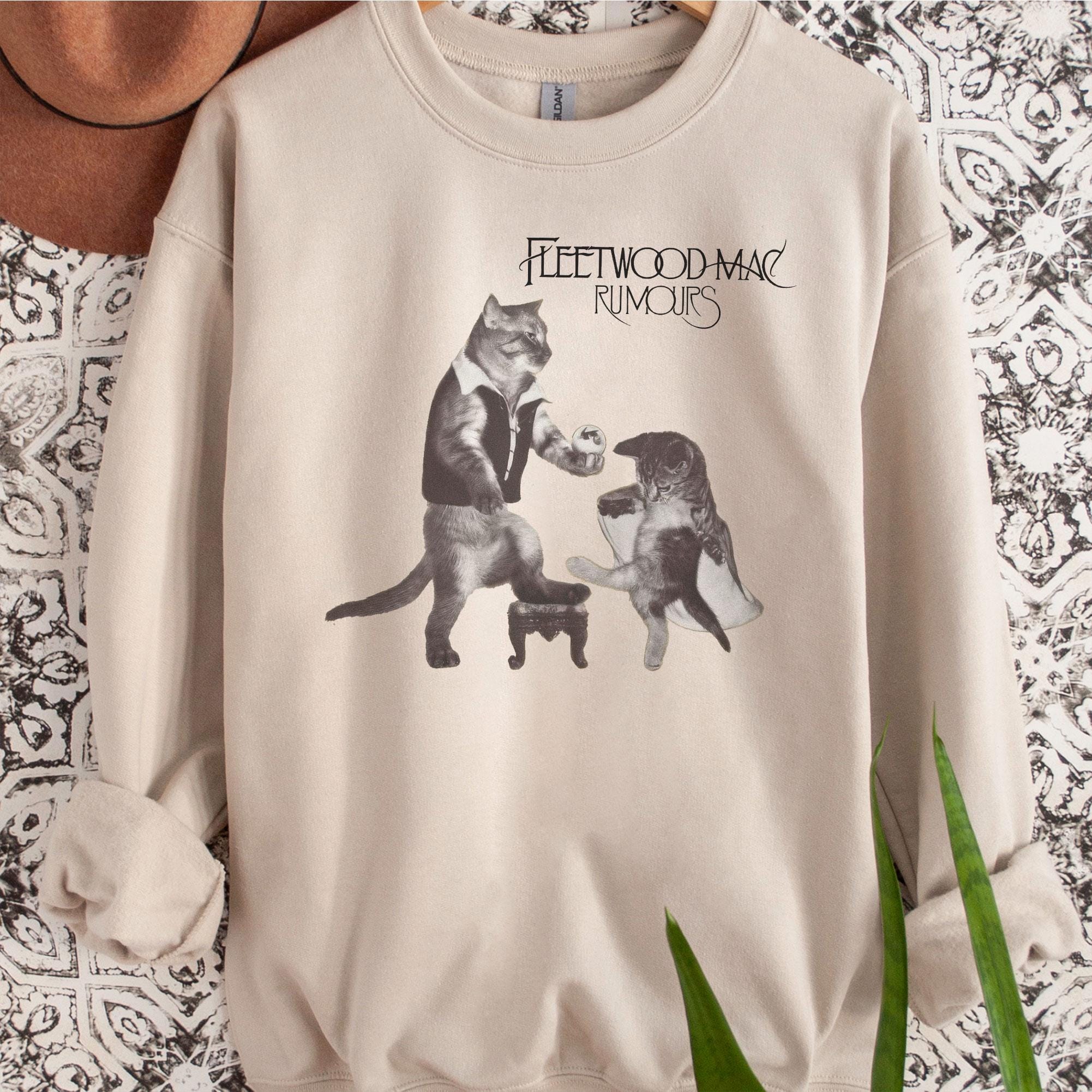 Fleetwood Mac Rumours Logo Hoodie - Official Men's Pullover, White, Size Large - View #5