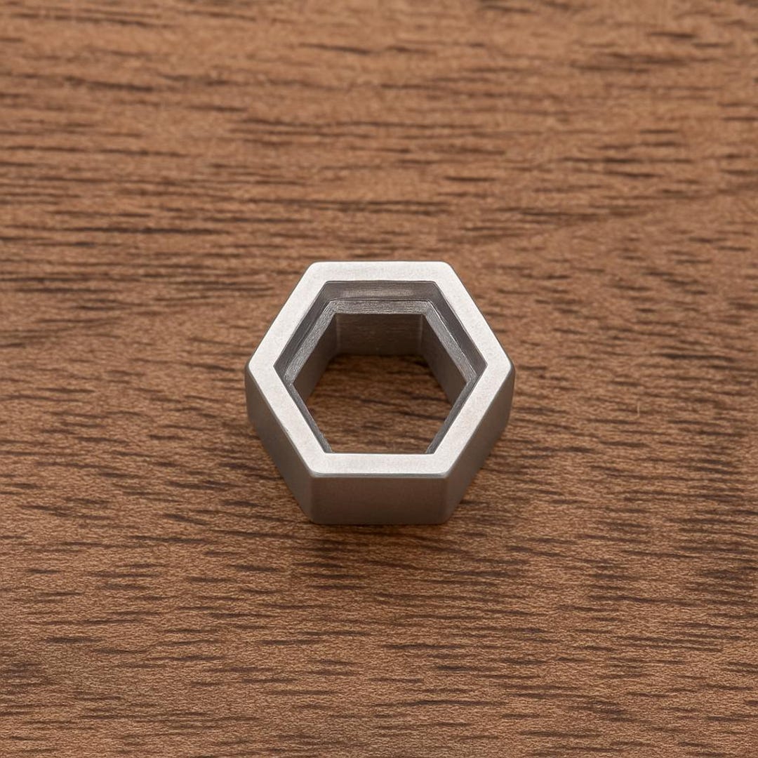 Setiangon Shape Hexagon Shape Solitaire Collet Setting | Geometric Hexagon Bezel ...