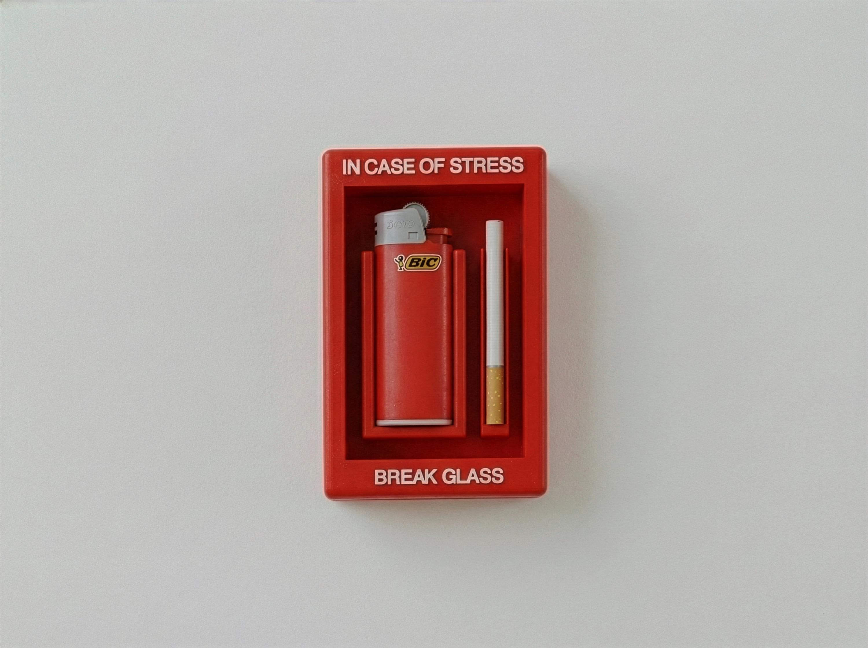 break in case of emergency box cigarette Emergency Cigarette