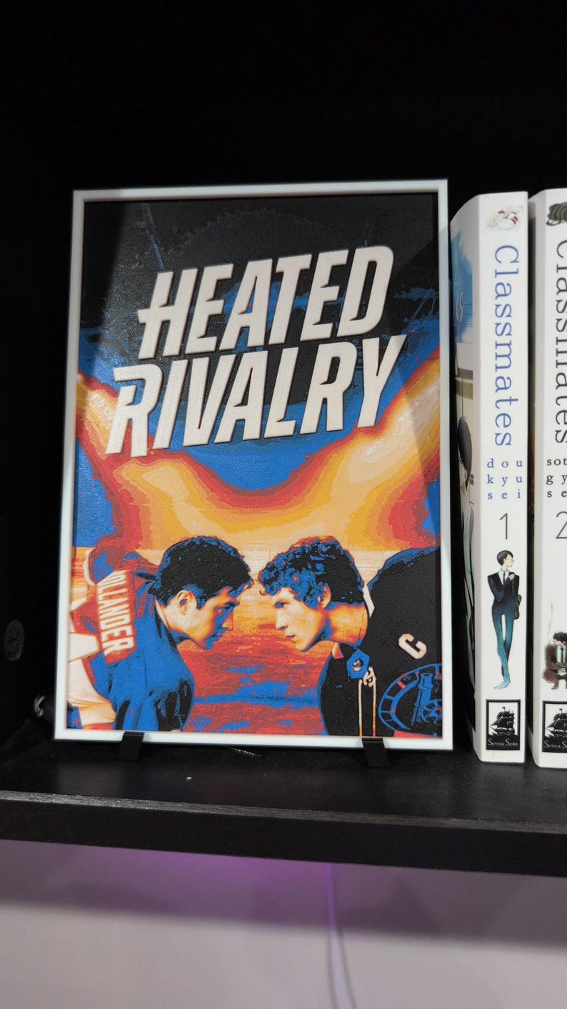 Heated Rivalry Sprayed Edges Personalized Heated Rivalry Hueforge Portrait - Etsy