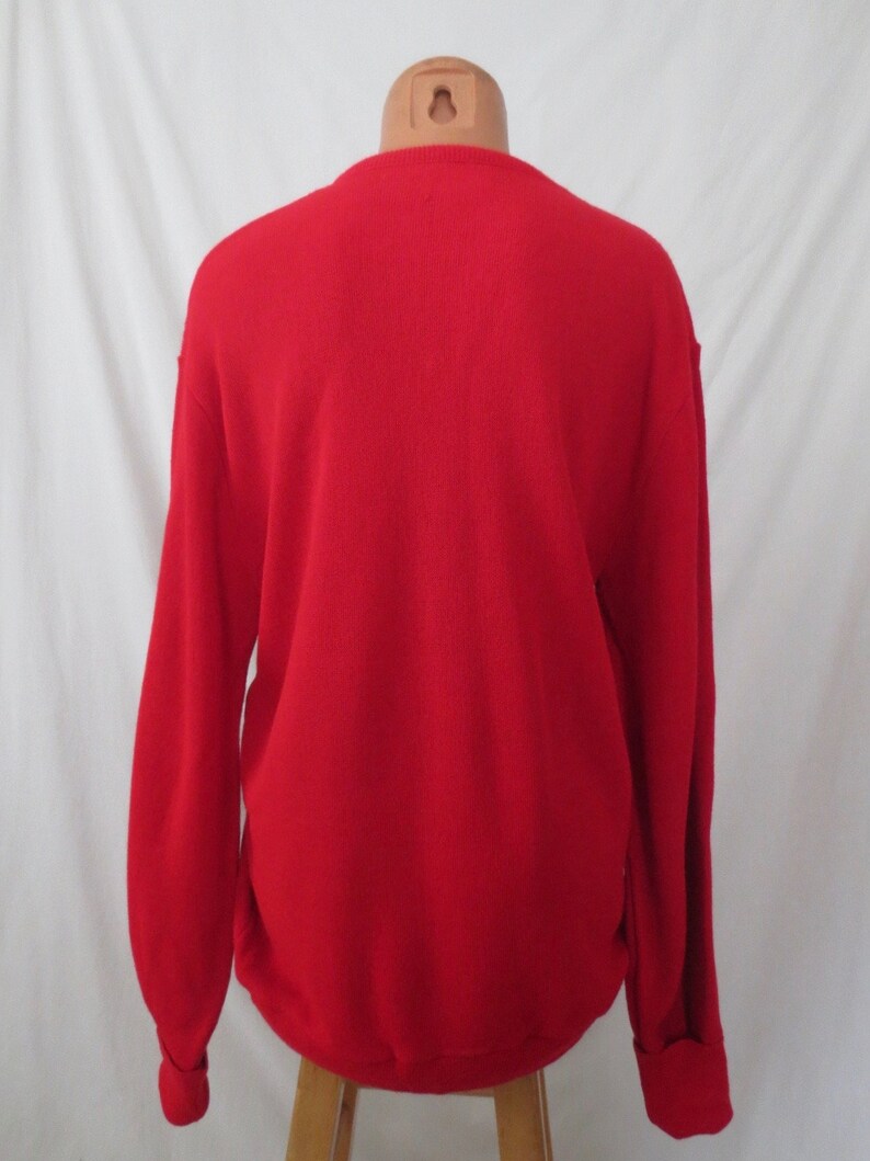 BRAGGIN DRAGON vintage Sears red pullover logo sweater | Etsy