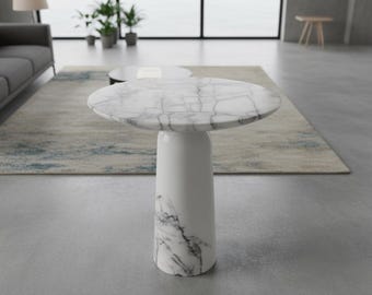 Natural Marble Coffee Table Luxury Design Gift for her