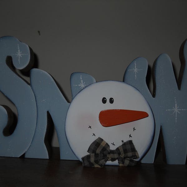 Snow Letters  Snowman  Snowflakes  Winter
