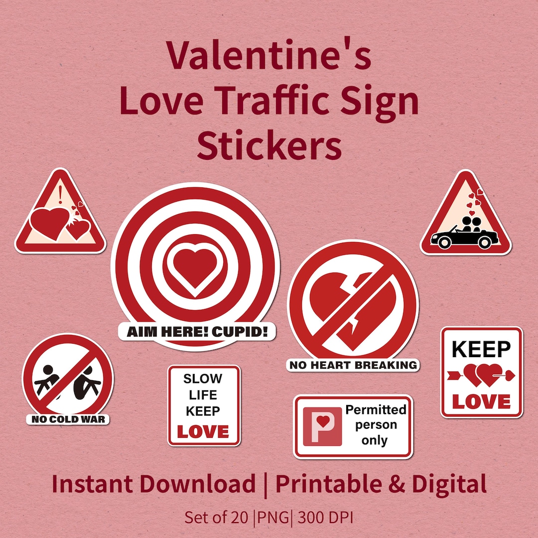 traffic-love-signs-sticker-bundle-printable-valentine-s-day-png