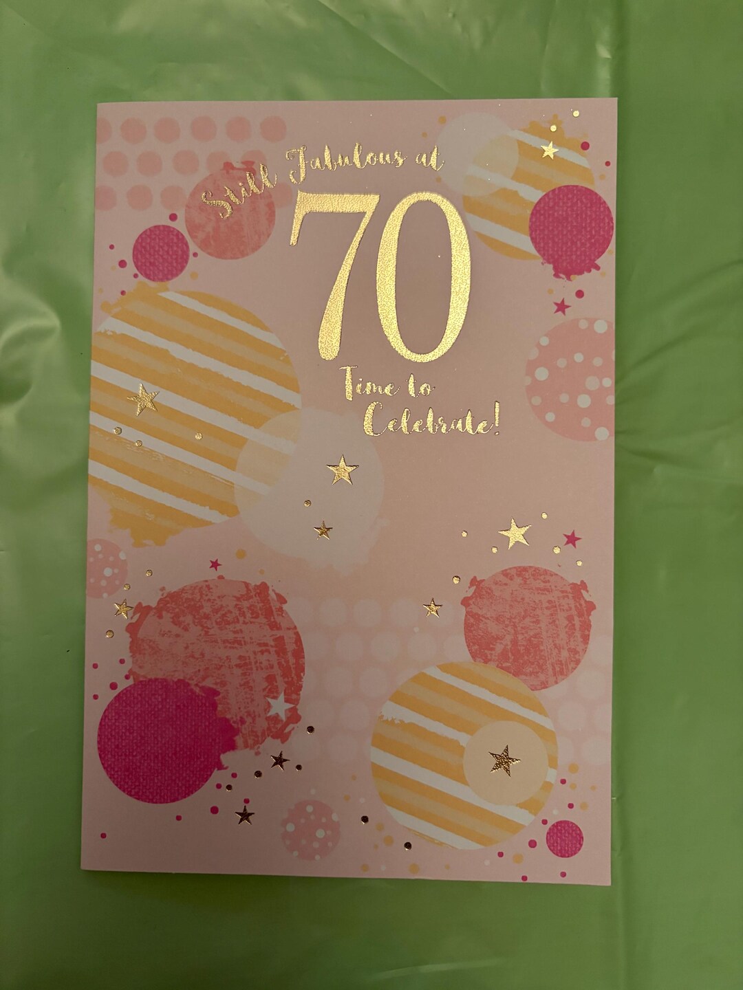 70th Birthday Card | Still Fabulous at 70 | Stylish Milestone Birthday ...
