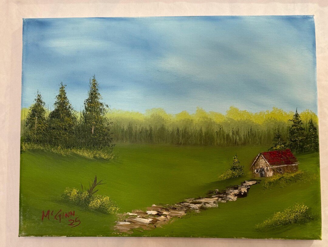 Oil Landscape Painting on Canvas 12x16 - Etsy