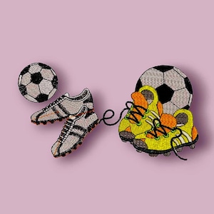 Fußball Schuhe Stickdatei | Fußballschuhe für die Stickmaschine