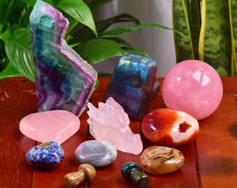 Natural Healing Crystal Mystery Box, Handpicked Gemstones, Meditation Decor Gift（Customizable）