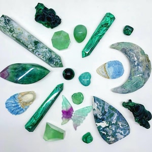 Natural Healing Crystal Surprise Box – Hand-Selected Gemstones, Meditation Decor image 4