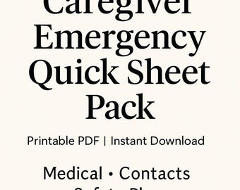 Sneloverzicht voor noodgevallen voor zorgverleners (printbaar PDF-bestand) Veiligheidsplan voor medisch contact