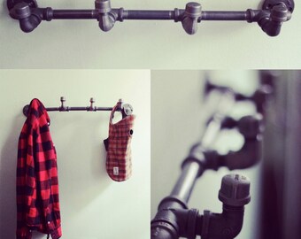 Industrial coat rack